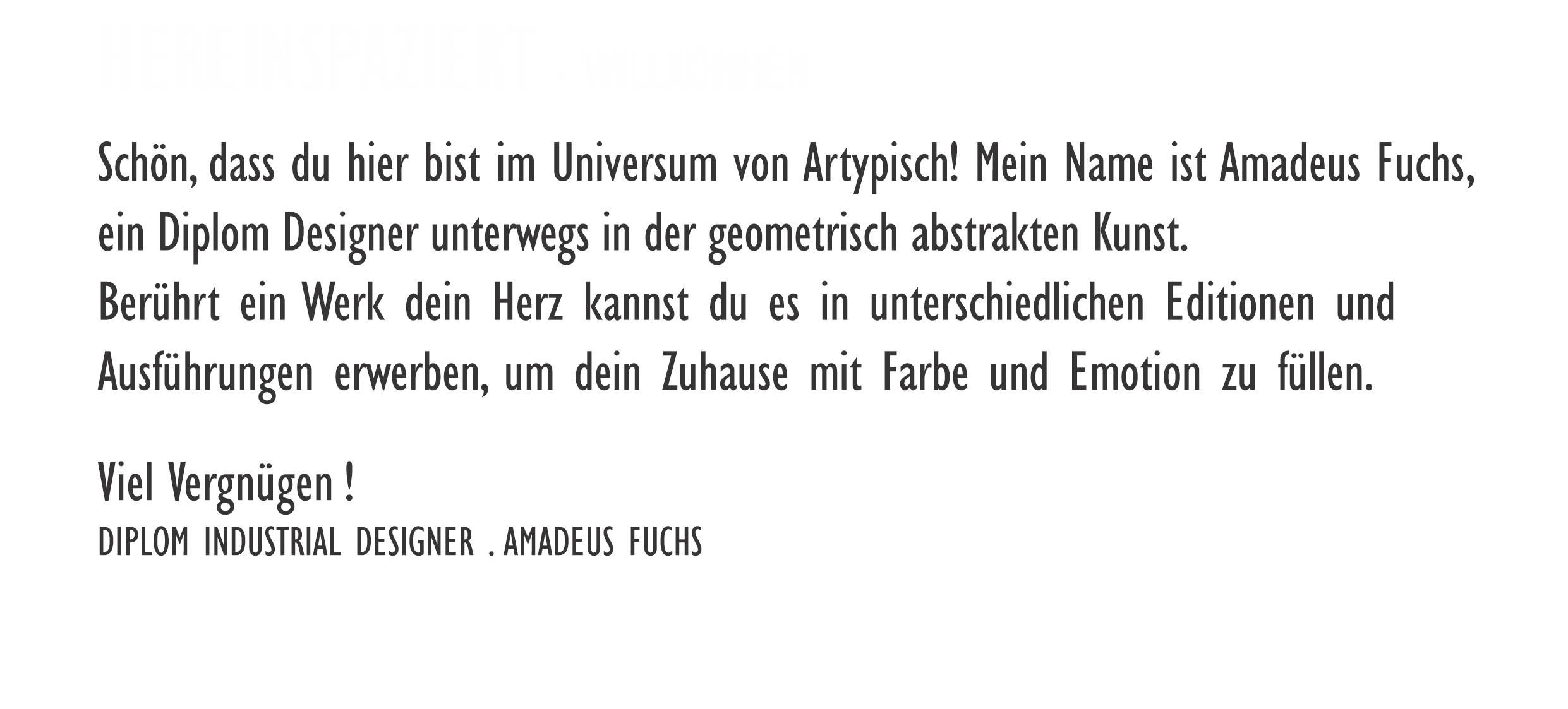 hereinspaziert